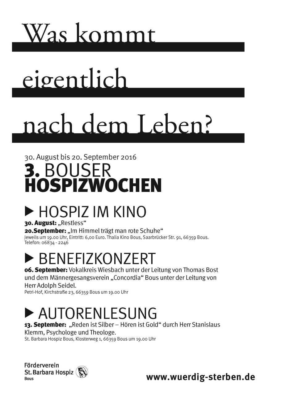 Bouser Hospizwochen